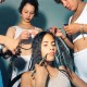 Angela Cappetta, "Unbraiding, New York City", 1996, 15¾x23¼, C-print