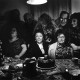 Larry Fink, "Family Thanksgiving", 1972, 10x10”, gelatin silver print