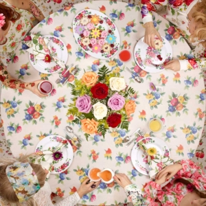 flower table cloth